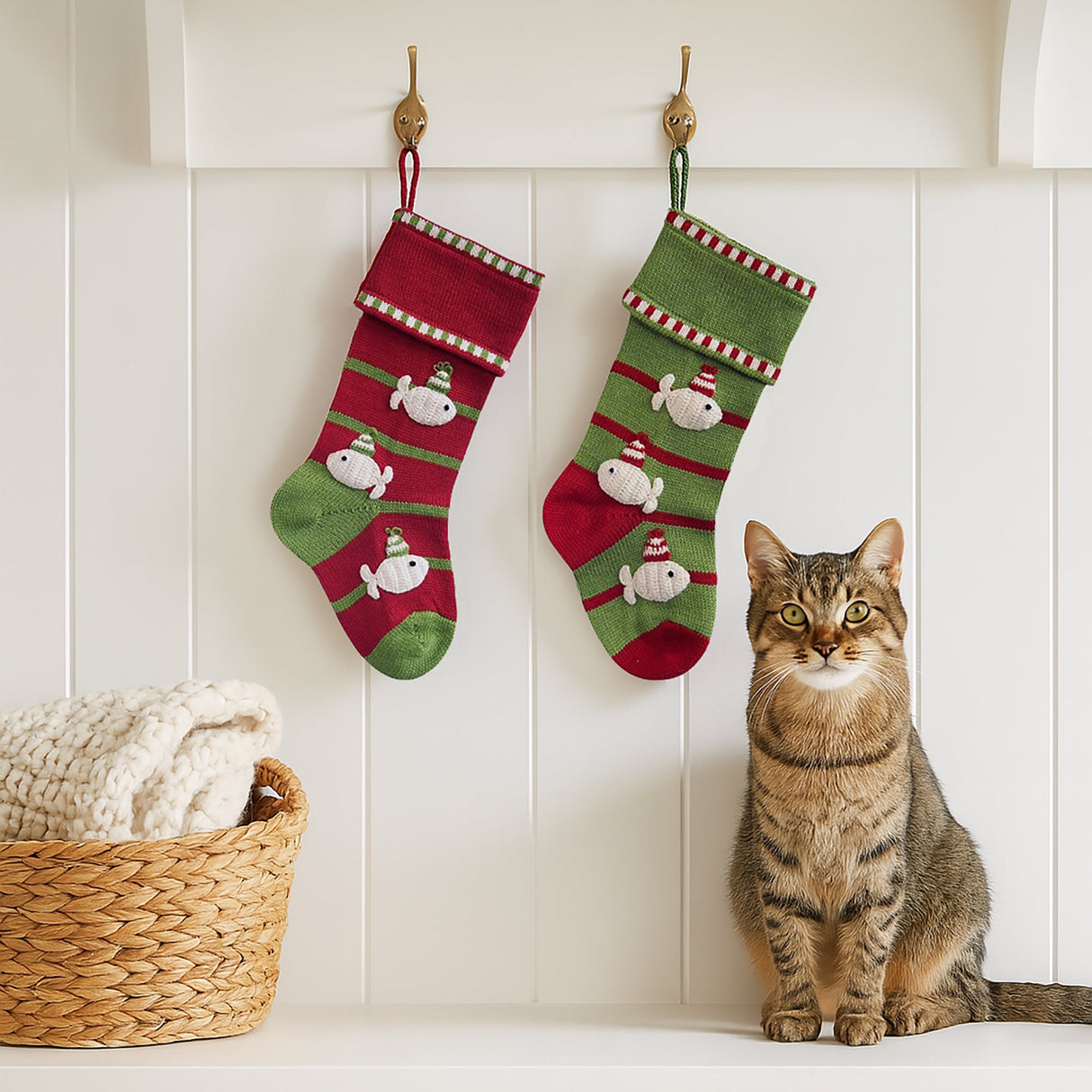 Fish Stocking for Cat, Red from Melange Collection