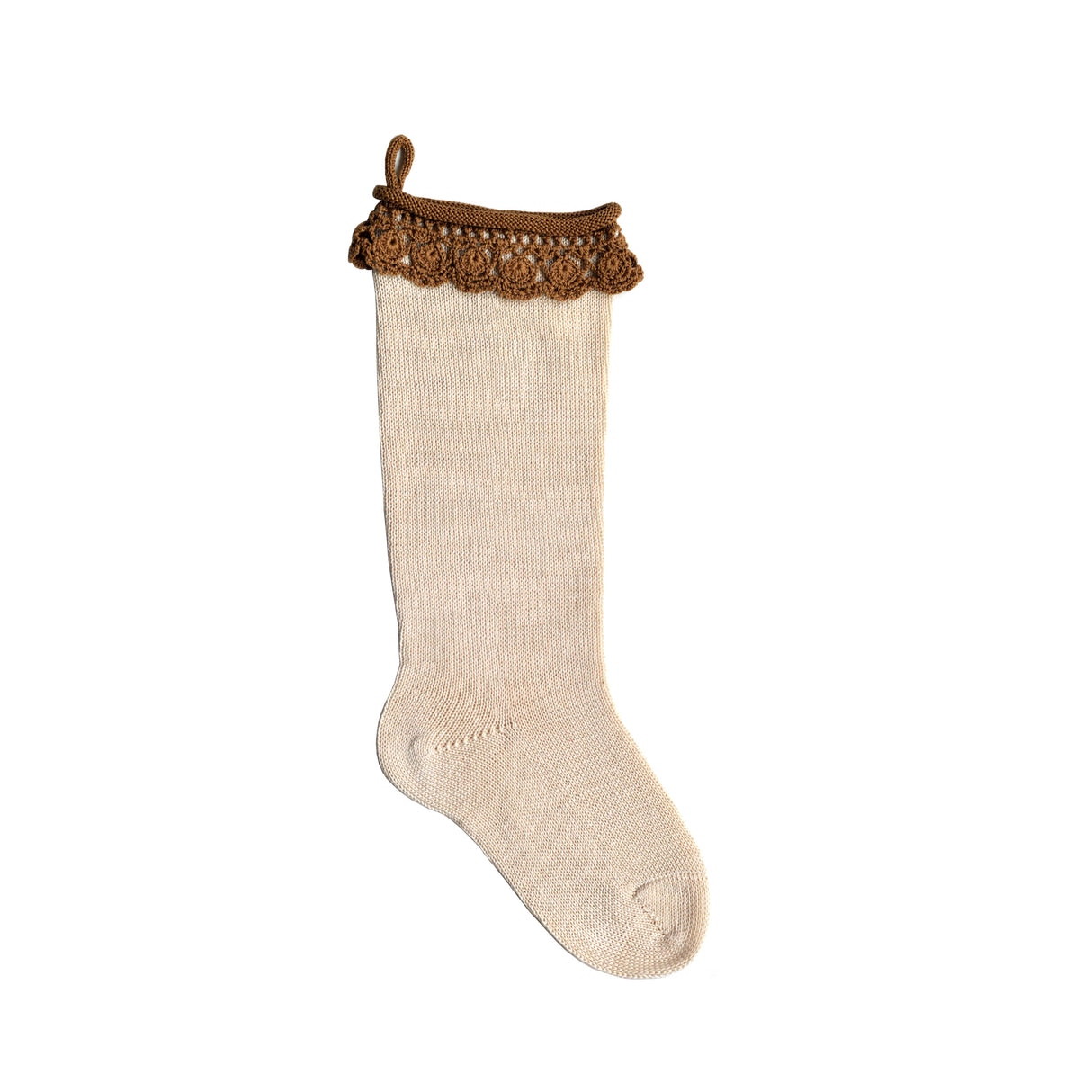 Boho Stocking, Cocoa from Melange Collection
