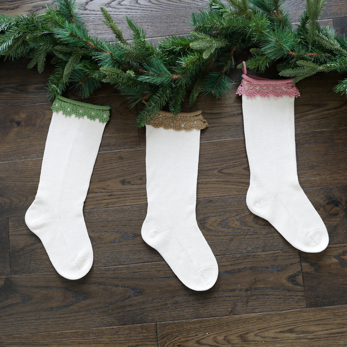 Boho Stocking, Rose from Melange Collection