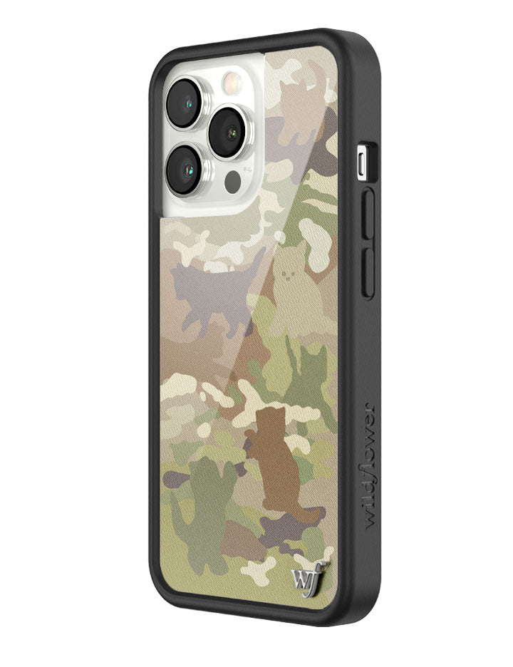 Cat Camo iPhone Case from Wildflower Cases
