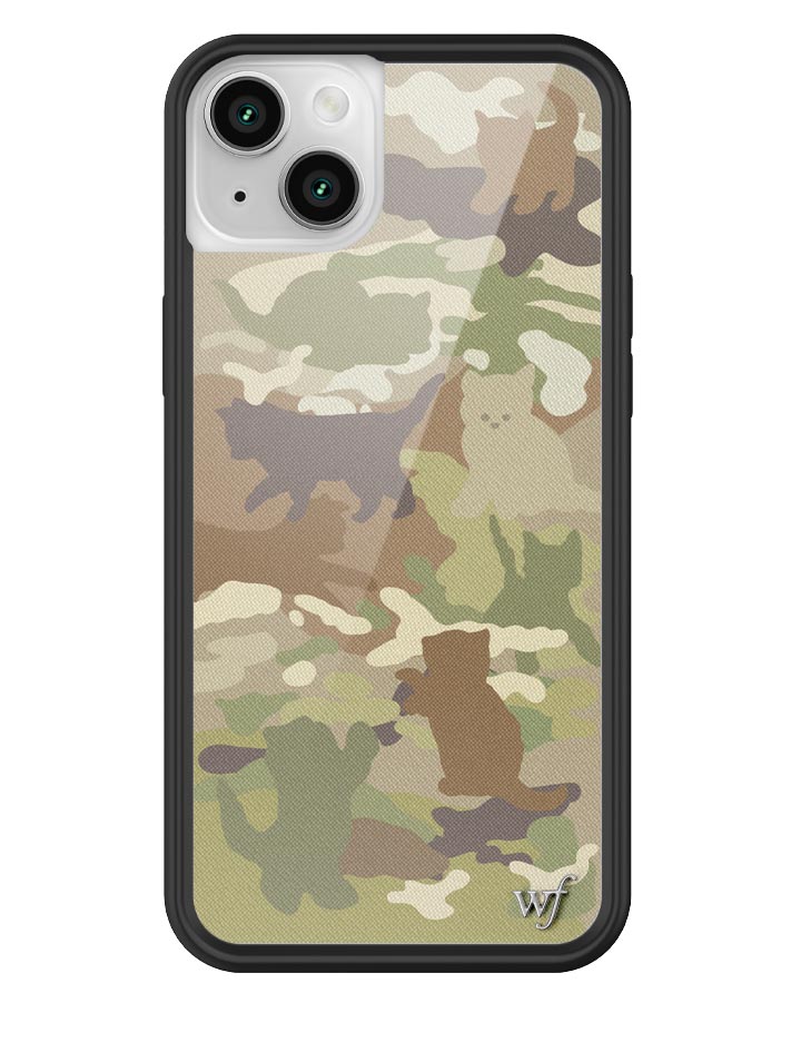 Cat Camo iPhone Case from Wildflower Cases
