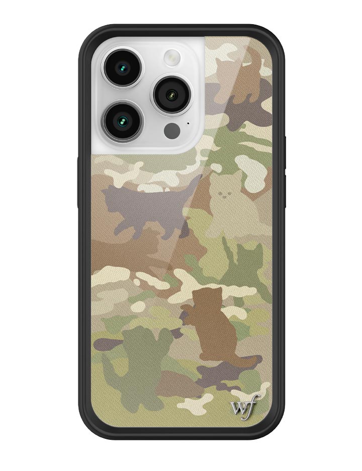 Cat Camo iPhone Case from Wildflower Cases