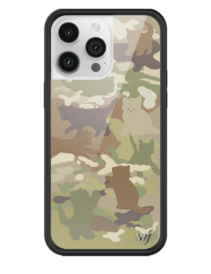Cat Camo iPhone Case from Wildflower Cases