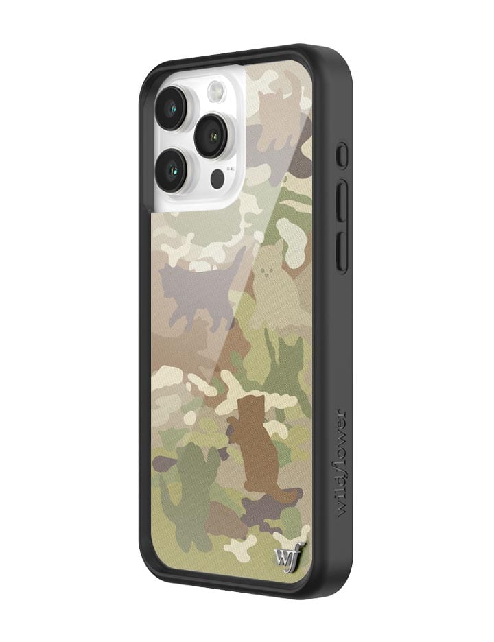 Cat Camo iPhone Case from Wildflower Cases