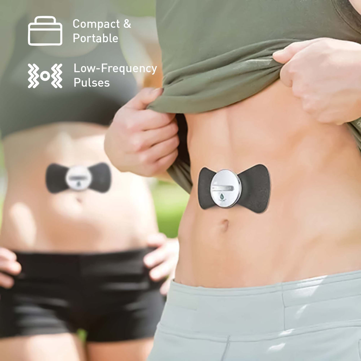 Pursonic Wireless Muscle Stimulator & Abdominal Toning Massager Set from Pursonic