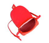 Kate - Red Vegan Basket Weave Bag from Gunas New York