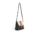 Kate - Black Vegan Basket Weave Bag from Gunas New York