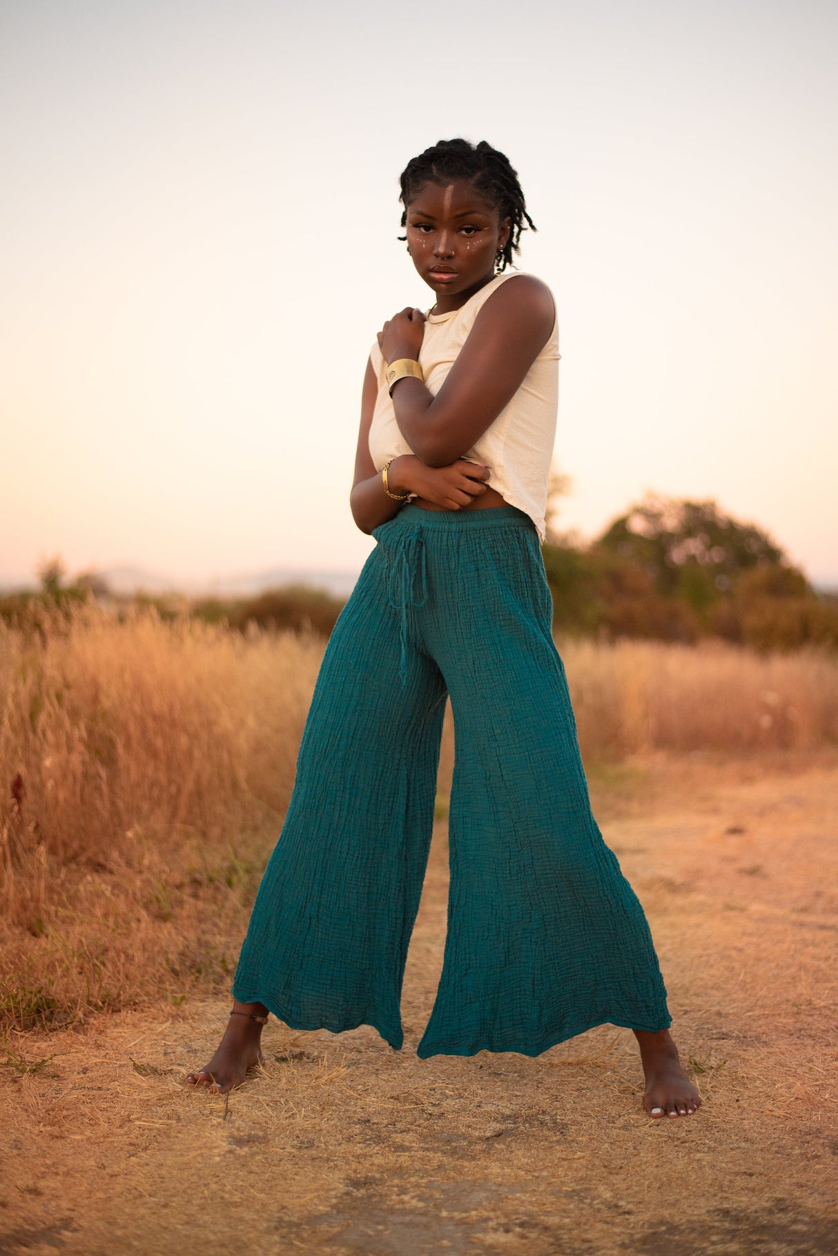 Kuan Yin Pant From Cotton Flower Clothing