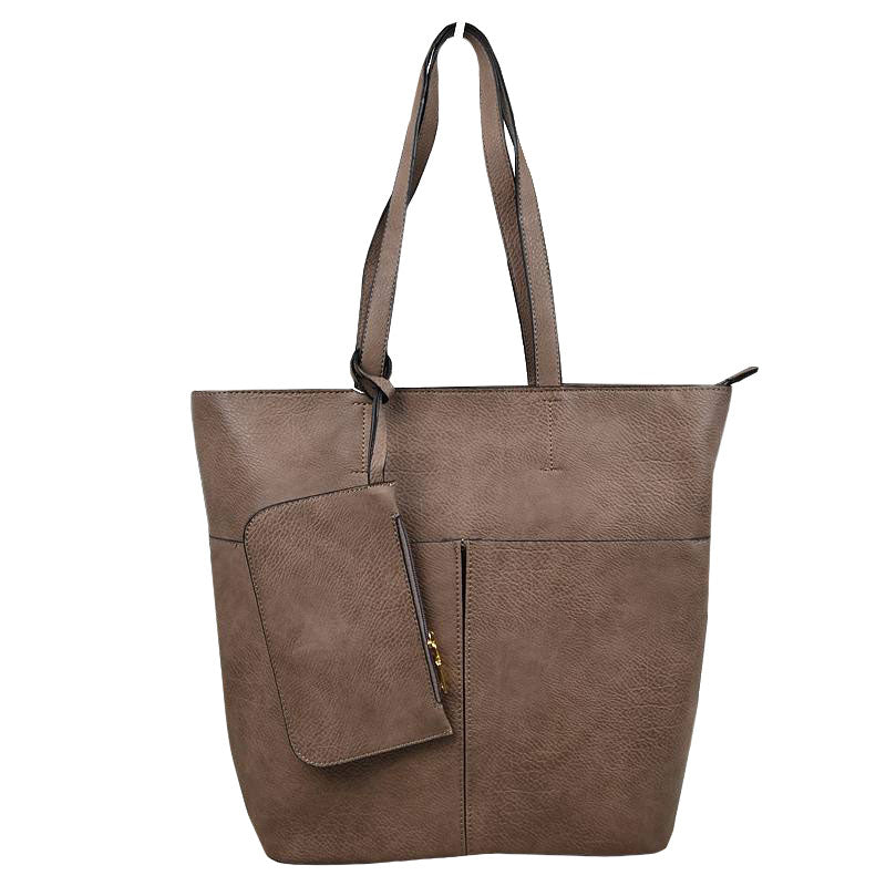 3 In 1 Large Soft Faux Leather Womens Tote Handbags  from Madeline Love