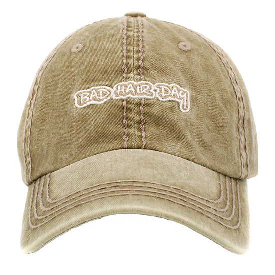 BAD HAIR DAY Vintage Baseball Cap from Madeline Love