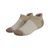 The Khaki | Tan Color Block Heel Hammock™ Ankle Socks from Shinesty