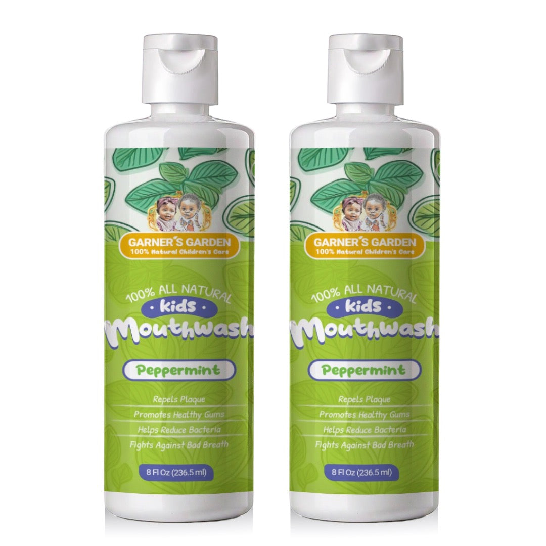 Kid's Natural Mouthwash | H2O2 | Antibacterial Fluoride-Free from Garner's Garden