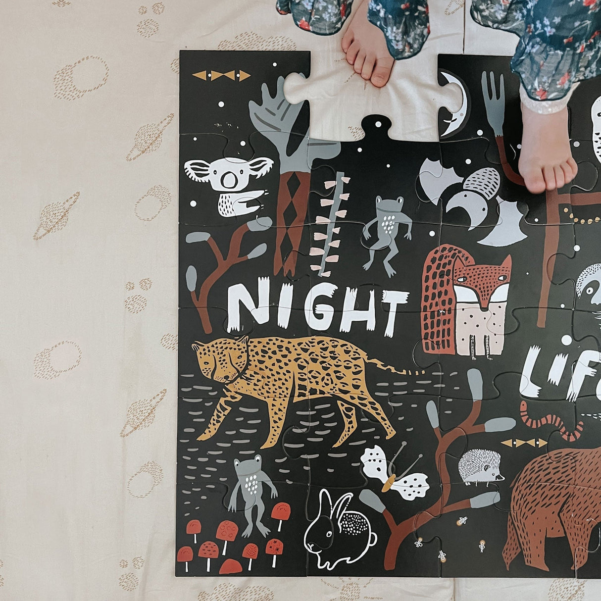 Night Life Floor Puzzle From Wee Gallery