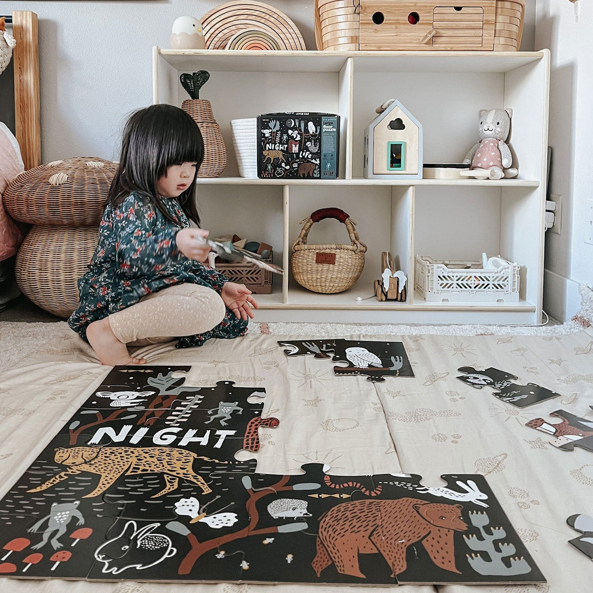 Night Life Floor Puzzle From Wee Gallery