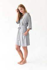 Women's Bamboo Stretch-Knit Kimono Robe from Cozy Earth