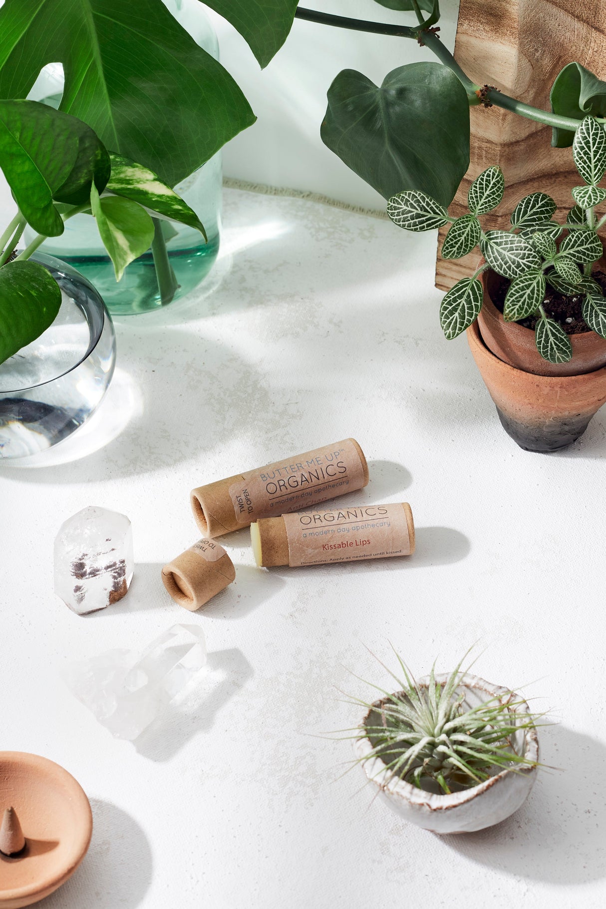 Kissable Lips / Chapstick Lip Balm / PAPERBOARD Tube from Butter Me Up Organics