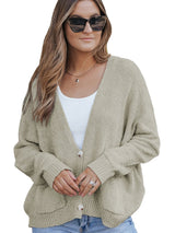 Button-Down Pocket Cardigan Coat from MsDressly