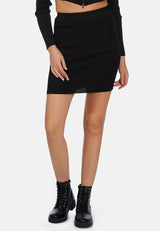 Knitted Pencil Skirt from London Rag International