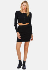 Knitted Pencil Skirt from London Rag International