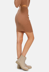 Knitted Pencil Skirt from London Rag International