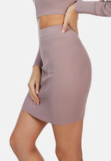 Knitted Pencil Skirt from London Rag International