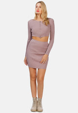 Knitted Pencil Skirt from London Rag International