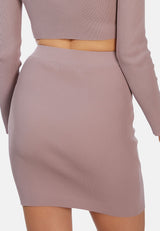 Knitted Pencil Skirt from London Rag International