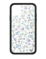 Lilac and Blue Floral iPhone Case from Wildflower Cases