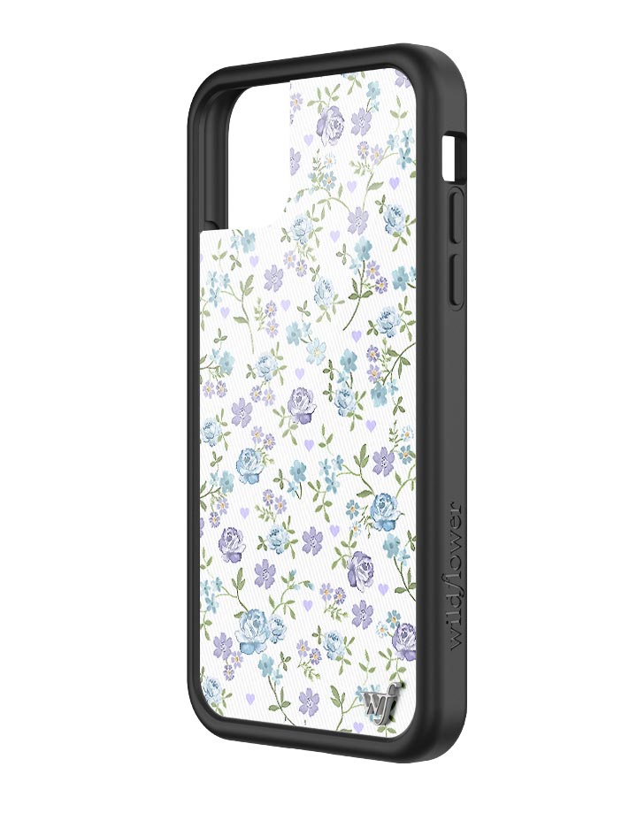 Lilac and Blue Floral iPhone Case from Wildflower Cases