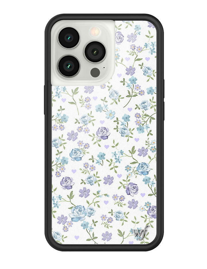 Lilac and Blue Floral iPhone Case from Wildflower Cases
