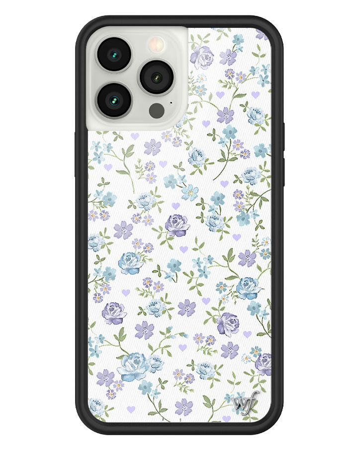 Lilac and Blue Floral iPhone Case from Wildflower Cases