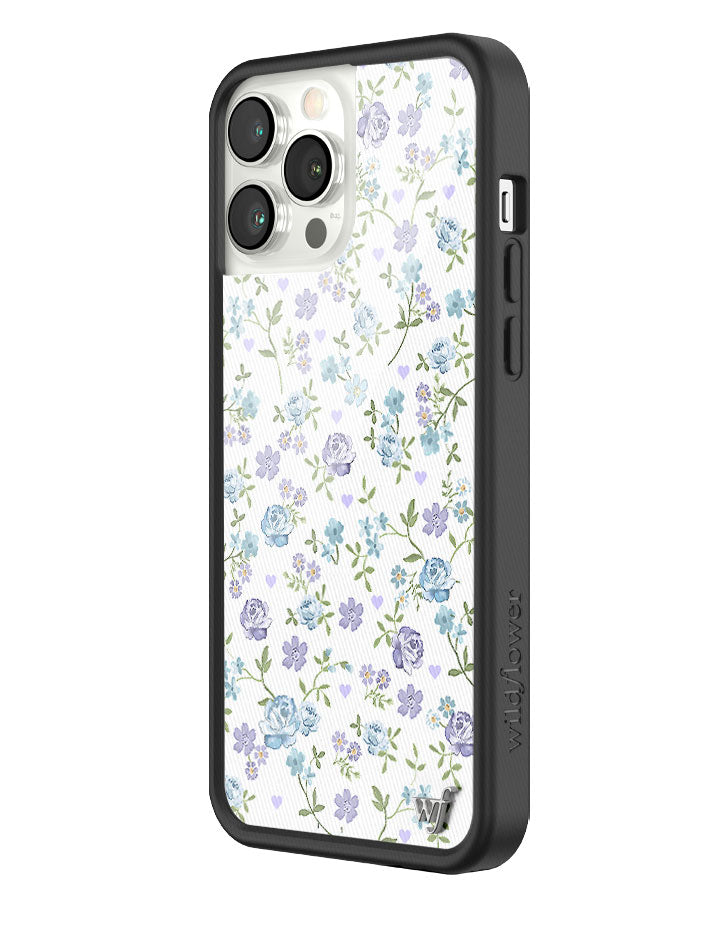 Lilac and Blue Floral iPhone Case from Wildflower Cases