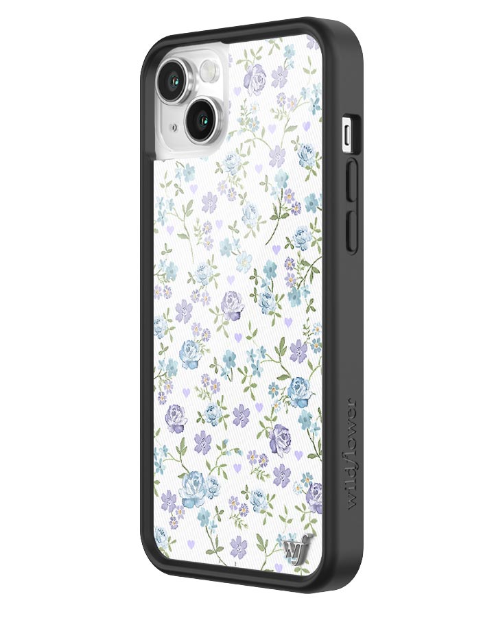 Lilac and Blue Floral iPhone Case from Wildflower Cases