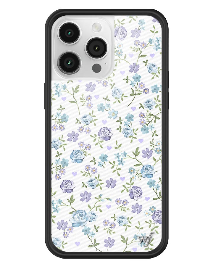 Lilac and Blue Floral iPhone Case from Wildflower Cases
