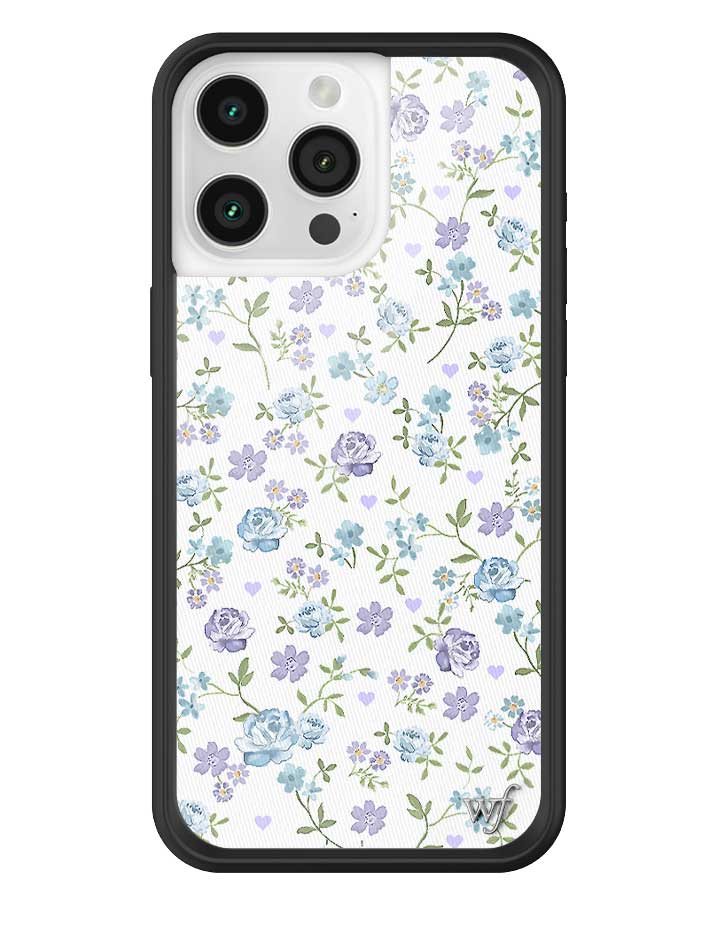 Lilac and Blue Floral iPhone Case from Wildflower Cases