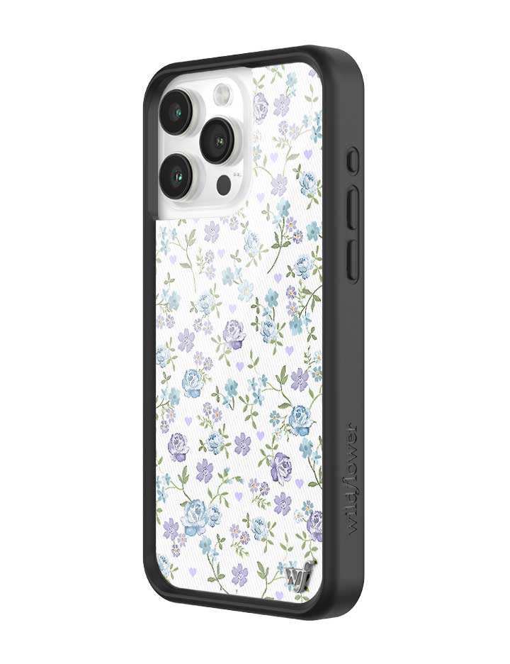 Lilac and Blue Floral iPhone Case from Wildflower Cases