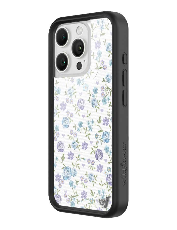 Lilac and Blue Floral iPhone Case from Wildflower Cases