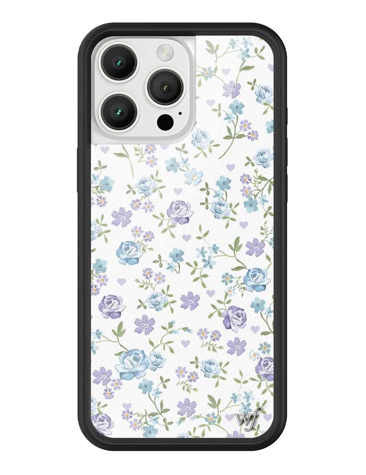 Lilac and Blue Floral iPhone Case from Wildflower Cases