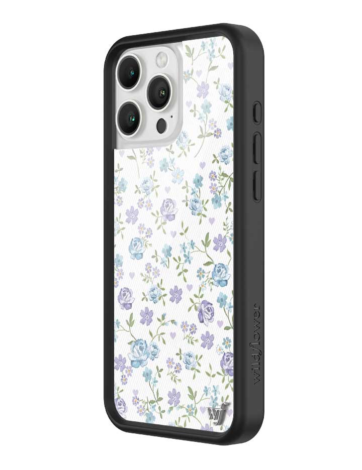 Lilac and Blue Floral iPhone Case from Wildflower Cases