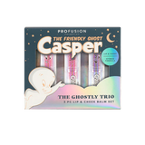 Casper the Friendly Ghost |  The Ghostly Trip 3 PC Lip & Cheek Balm Set from Profusion Cosmetics