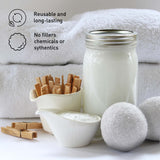 Eco-Friendly Laundry & Wellness Bundle – Detergent Sheets, Wool Dryer Balls, and Essential Oils from Pursonic