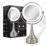 Lighted Makeup Mirror with Magnification & Battery/Cordless from Zadro