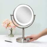 Laguna Lighted Makeup Mirror with Magnification from Zadro