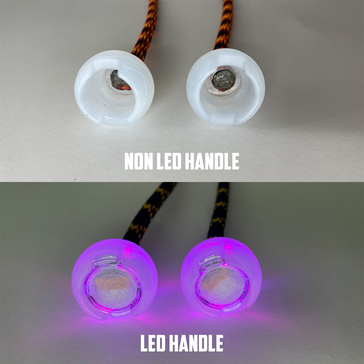 Customized OrbPoi Pro LED Contact Poi from Ultrapoi