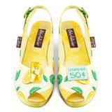 Chocolaticas® Lemonade Stand Women's Sandal From Hot Chocolate Design
