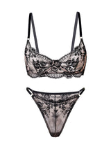 Black Classic Lace Lingerie Set From Hello.LA.Girl