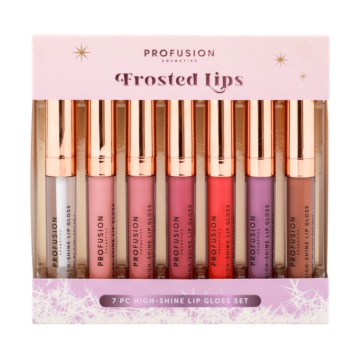 Frosted Snow Sparkle | Frosted Lip Gloss Set from Profusion Cosmetics
