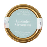 Lavender Geranium Shea Butter Hand and Body Travel Soap from Thulisa Naturals