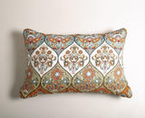 DaDa Bedding Bohemian Floral Paisley Garden Coral Teal Quilted Bedspread Set (LH1403) from DaDalogy Bedding Collection