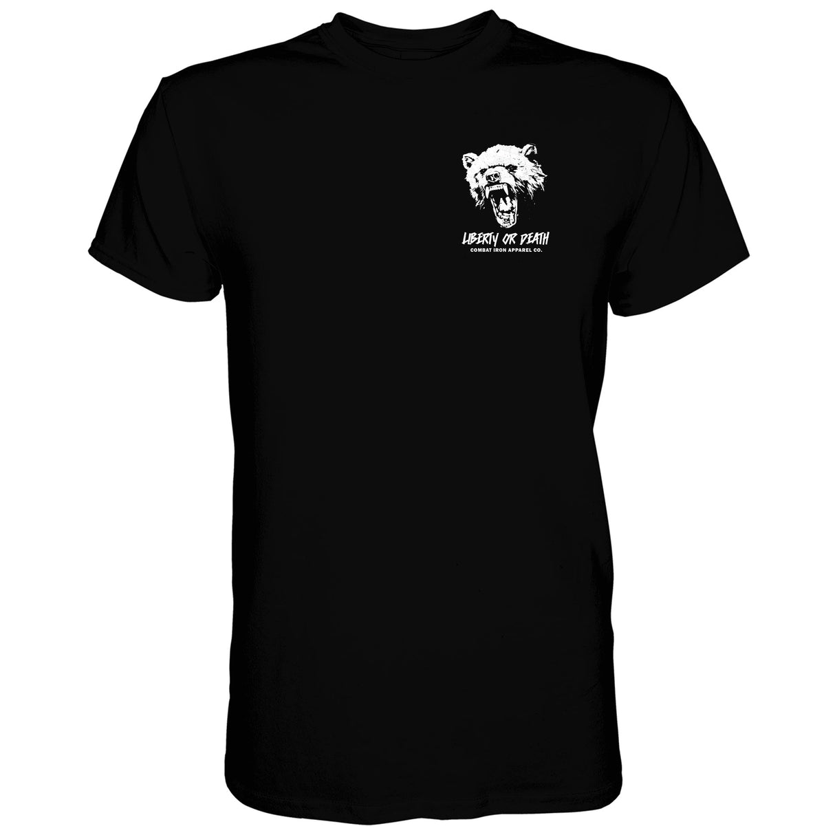 Liberty Or Death Fight Like Hell Men's T-Shirt From Combat Iron Apparel